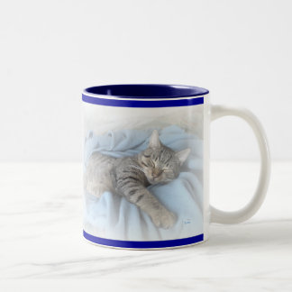 Tasse 2 Couleurs Kitty somnolent