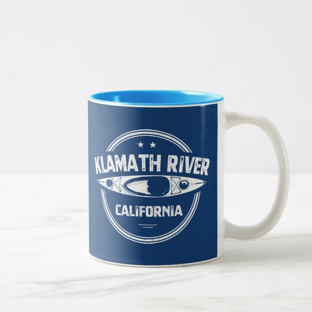 Tasse 2 Couleurs Klamath River, Californie (Droit)