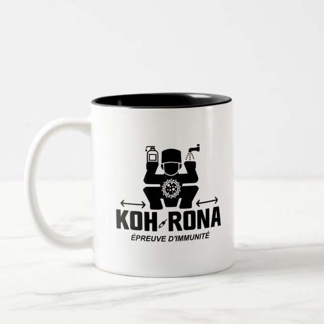 TASSE 2 COULEURS KOH-RONA, L'ÉPREUVE D'IMMUNITÉ ! (Gauche)