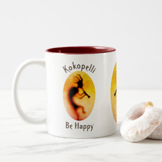 Tasse 2 Couleurs Kokopelli Be Happy Inspirational