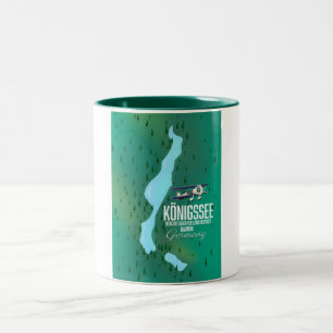 Tasse 2 Couleurs Königssee Berchtesgadener Allemagne