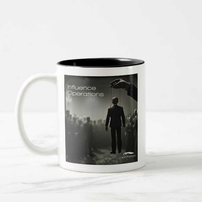Tasse 2 Couleurs Kopidion - OEuvre de cours Influence Operations (Gauche)