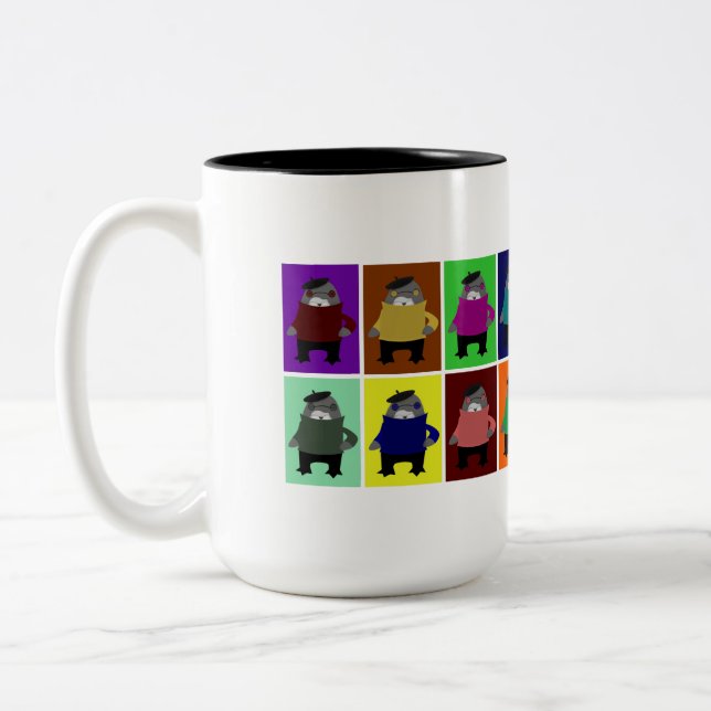 Tasse 2 Couleurs Kororas - POP (Gauche)