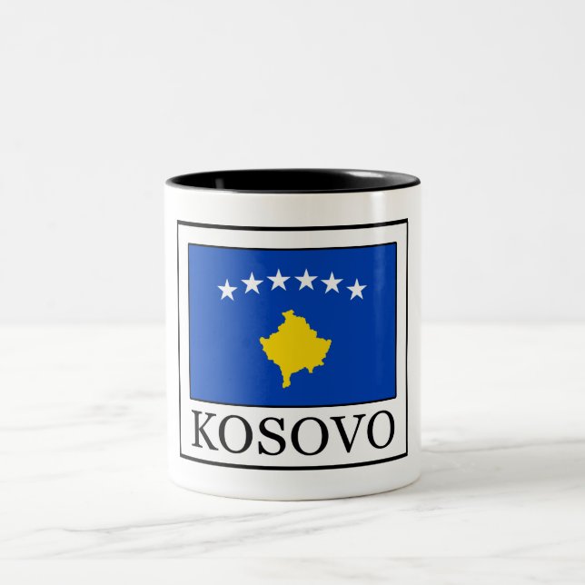 Tasse 2 Couleurs Kosovo (Centre)