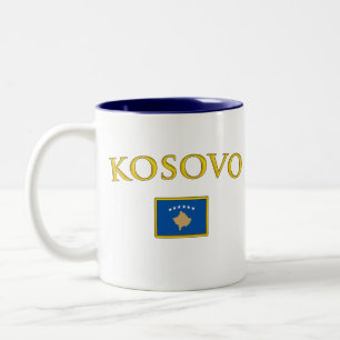 Tasse 2 Couleurs Kosovo d'or