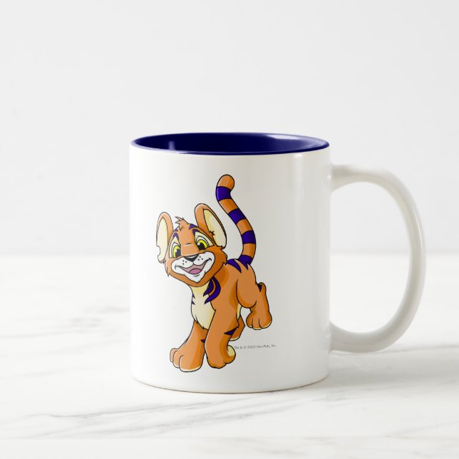 Tasse 2 Couleurs Kougra orange aventureux (Droit)