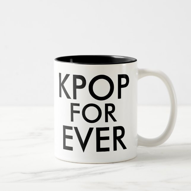 Tasse 2 Couleurs Kpop | Cadeau du fan de musique (Droit)