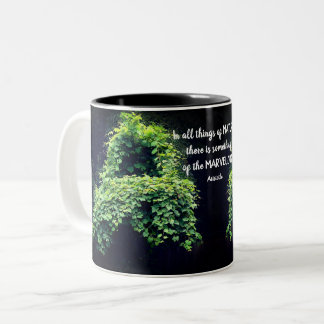 Tasse 2 Couleurs La Beauté Dans La Nature Vine Citation Inspirante