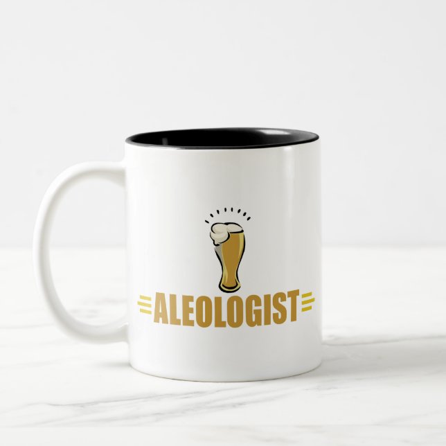 Tasse 2 Couleurs La bière drôle (Gauche)
