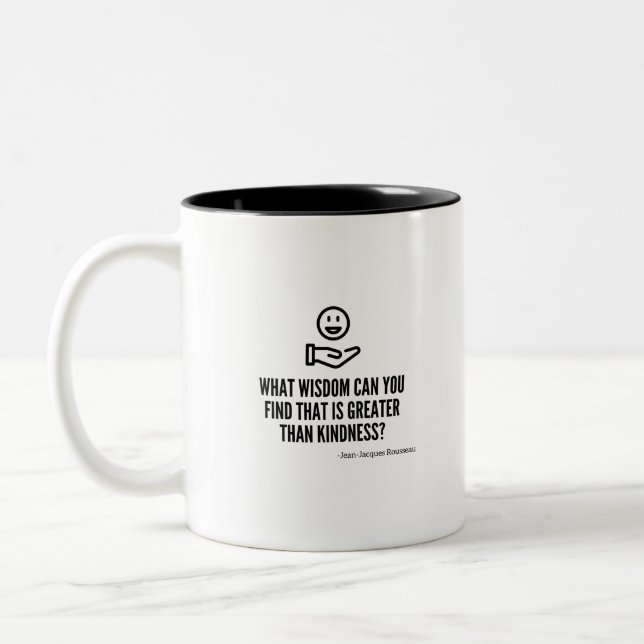 Tasse 2 Couleurs La bonté est plus grande que la sagesse (Gauche)