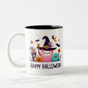 Tasse 2 Couleurs La brasse de la sorcière - Halloween