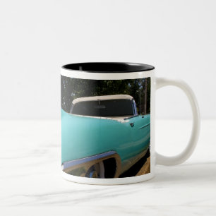 Tasse 2 Couleurs La Cadillac décapotable verte d'Elvis Presley à