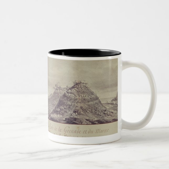 Tasse 2 Couleurs La capture française Grenada, 1779 (Droit)