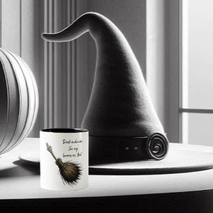 Tasse 2 Couleurs La chambre pour animaux de compagnie de sorcière