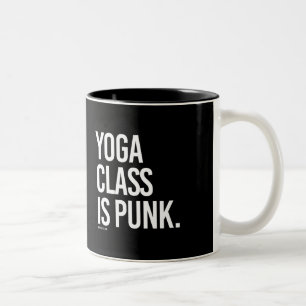 Tasse 2 Couleurs La classe de yoga est - forme physique de yoga -