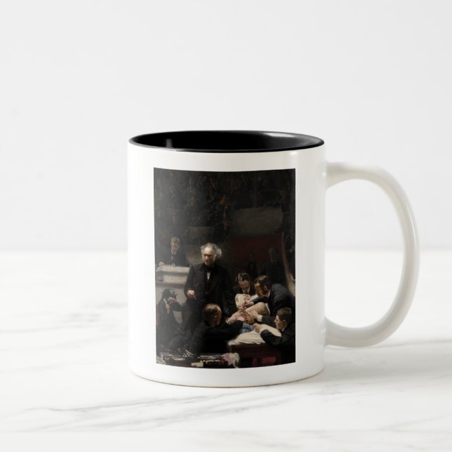 Tasse 2 Couleurs La clinique brute par Thomas Eakins (Droit)