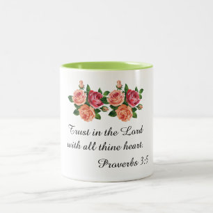 Tasse 2 Couleurs La confiance dans le Seigneur