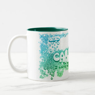 Tasse 2 Couleurs La Coupe Candy est épelée de façon complexe sur