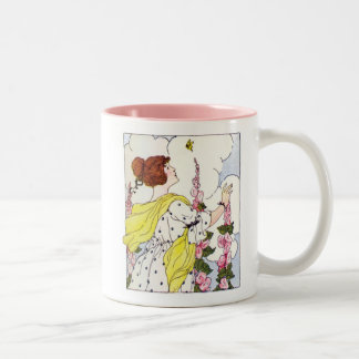 Tasse 2 Couleurs La Dame à Hollyhock Garden