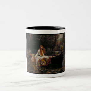 Tasse 2 Couleurs La dame de Shalott : une histoire de fantôme celti
