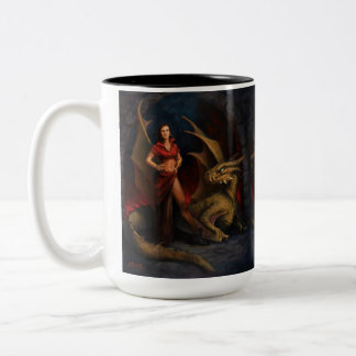Tasse 2 Couleurs La Dame et le Dragon