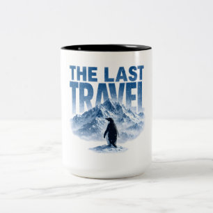 Tasse 2 Couleurs La dernière aventure de voyage Manchot Montagne en
