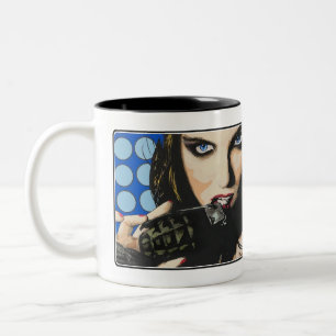 Tasse 2 Couleurs "La Dernière paille" Peinture sur un