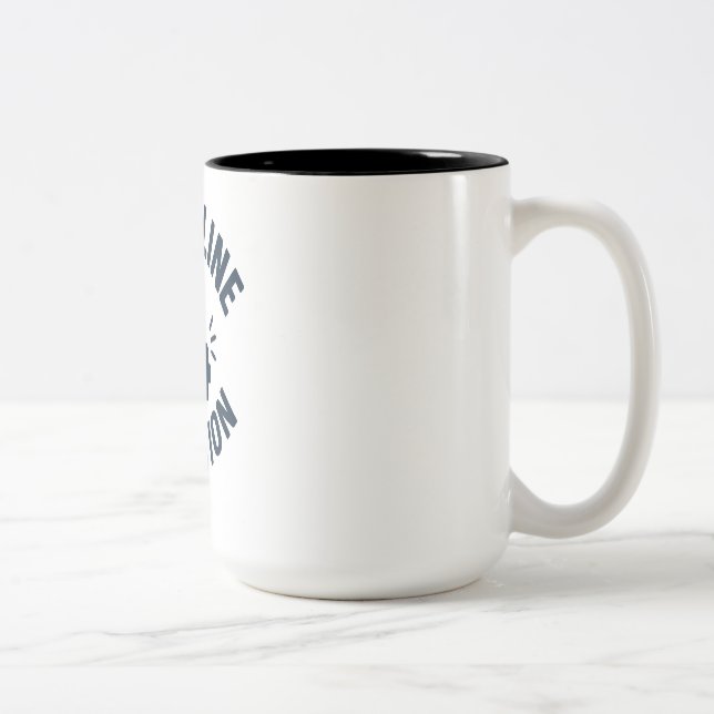Tasse 2 Couleurs La Discipline est Plus Grande que la Motivation -  (Droit)