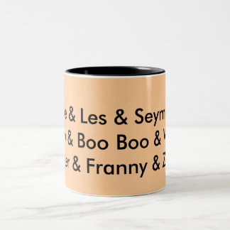 Tasse 2 Couleurs La famille de verre