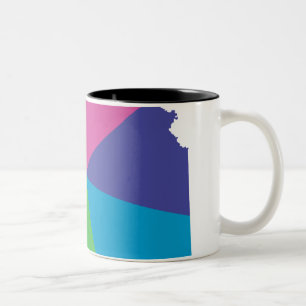 Tasse 2 Couleurs la fierté du kansas.