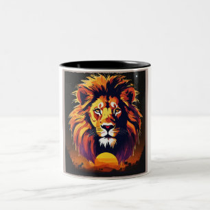 Tasse 2 Couleurs La fierté du lion