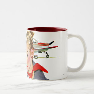 Tasse 2 Couleurs La fille qui a volé des avions