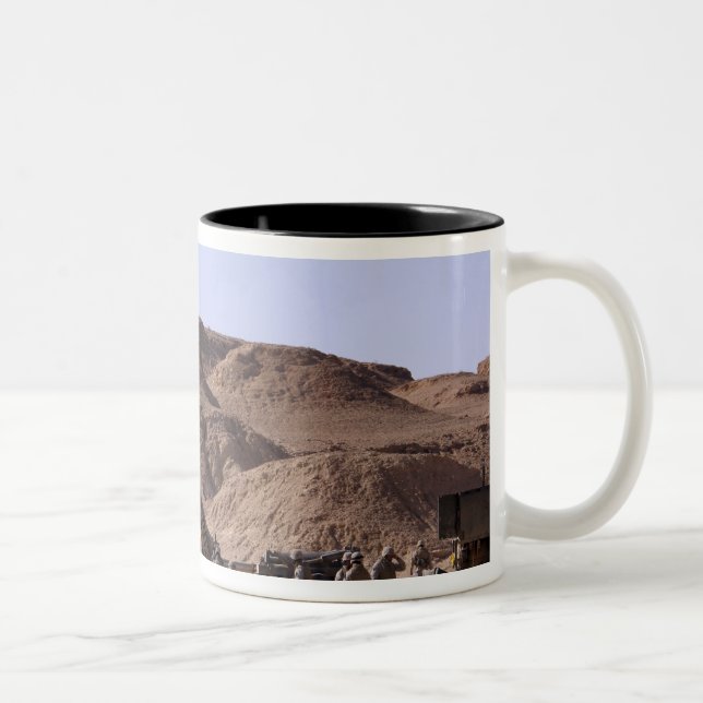 Tasse 2 Couleurs La flamme et la fumée sortent du museau (Droit)