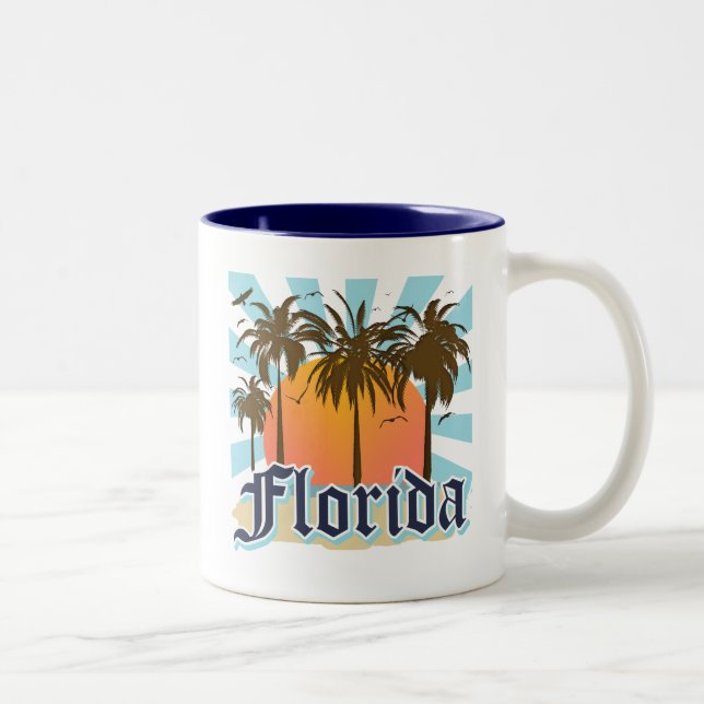 Tasse 2 Couleurs La Floride le Floride Etats-Unis (Droit)