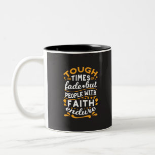 Tasse 2 Couleurs La foi surmonte les luttes – Art religieux motivan