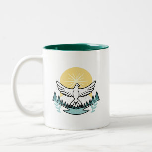 Tasse 2 Couleurs La force spirituelle en Dieu - L'épanouissement de