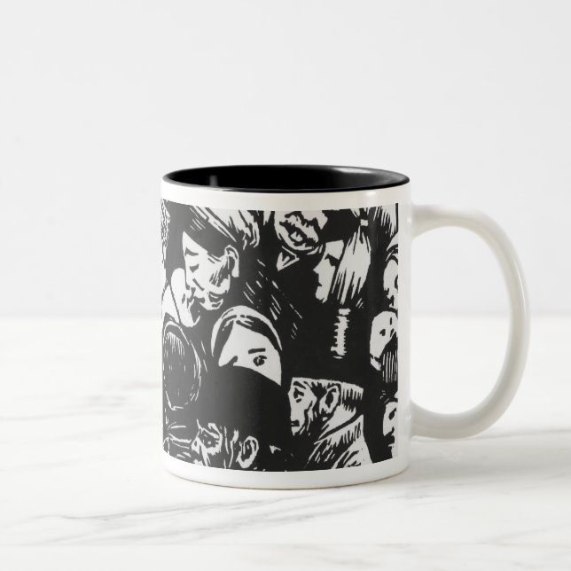 Tasse 2 Couleurs La foule de Paris, 1892 (Droit)