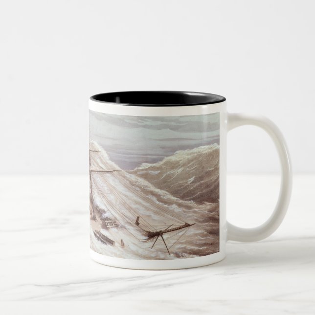 Tasse 2 Couleurs La frégate de vapeur du Mississippi dans un (Droit)