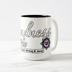 Tasse 2 Couleurs La gentillesse est libre