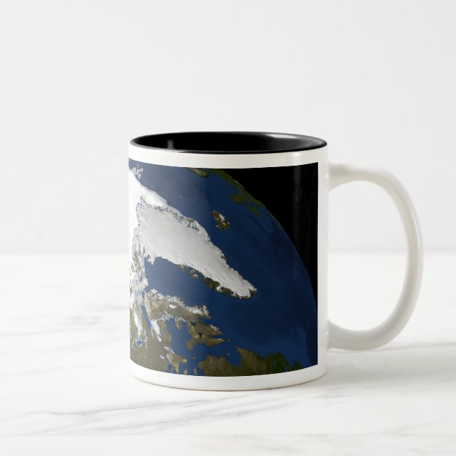 Tasse 2 Couleurs La glace de mer arctique en 2005 (Droit)