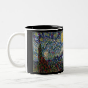Tasse 2 Couleurs La Gourde Nuit Starry Beaux Art Spoof