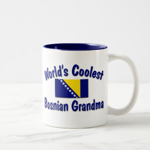 Tasse 2 Couleurs La grand-maman bosnienne la plus fraîche