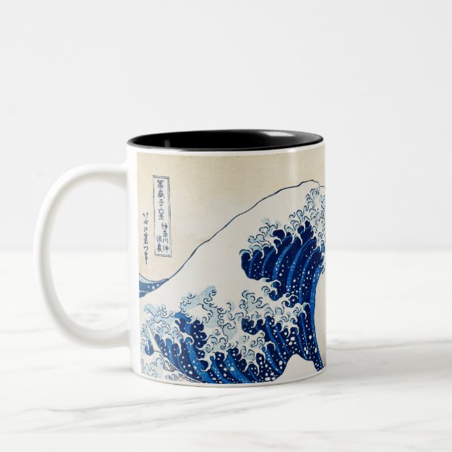 Tasse 2 Couleurs La Grande Vague au large de Kanagawa - Japonais Vi (Gauche)