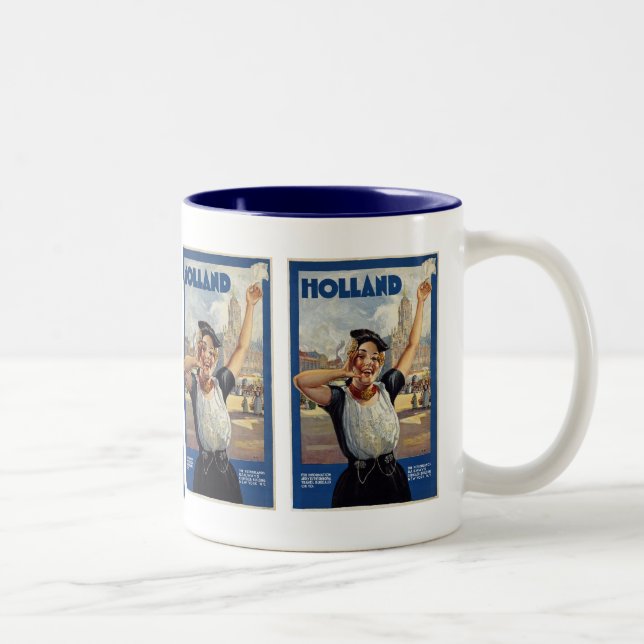Tasse 2 Couleurs La Hollande (Droit)