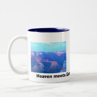 Tasse 2 Couleurs La jante du sud de canyon grand, jante du sud,