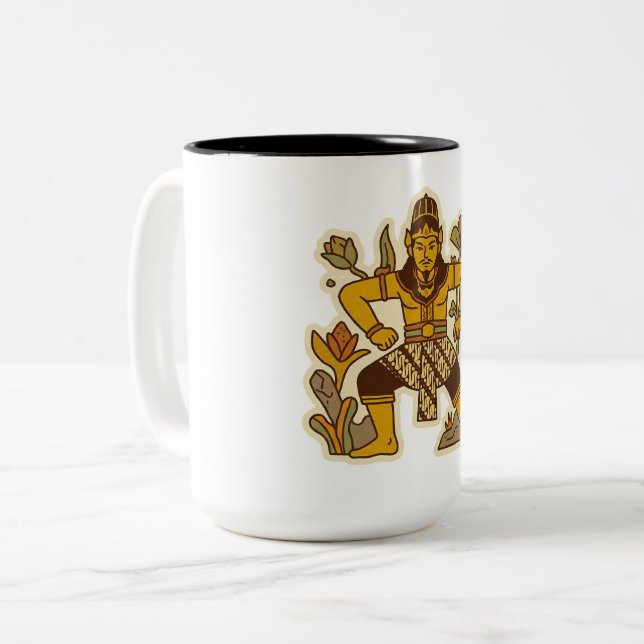 Tasse 2 Couleurs La Langue Amère (Serunting Sakti) (Devant gauche)