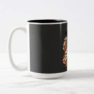 Tasse 2 Couleurs La lessive est mon ennemi Art de panier de chat no