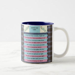 Tasse 2 Couleurs La Liste De Honey Do Pour Deux !