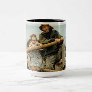 Tasse 2 Couleurs La Main d'assistance, 1881 par Emile Renouf