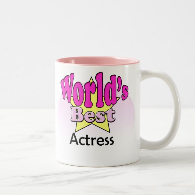 Tasse 2 Couleurs La Meilleure Actress du monde (Droit)